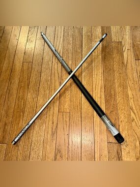 Titanium Black and Silver Cue Stick Set